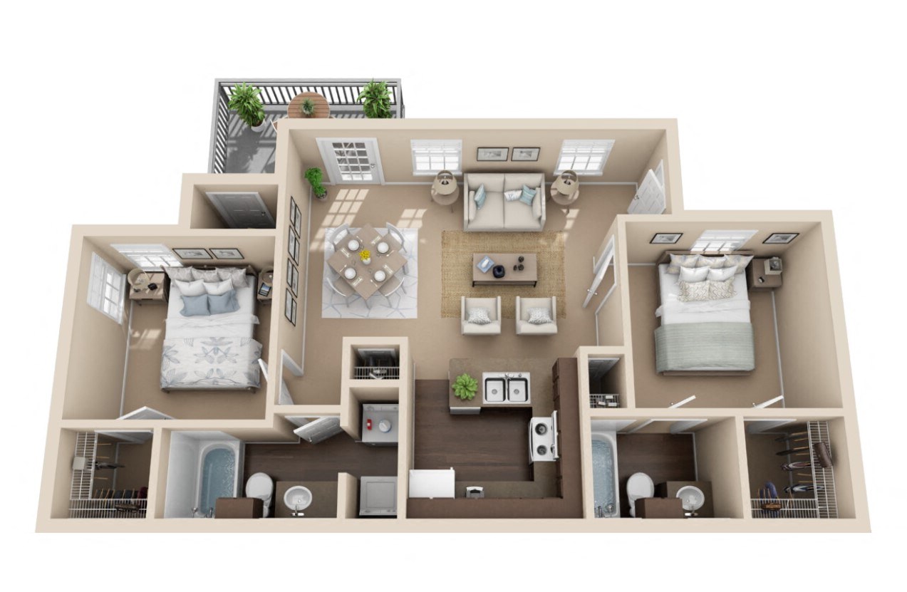 Coler Creek Renovated floor plan